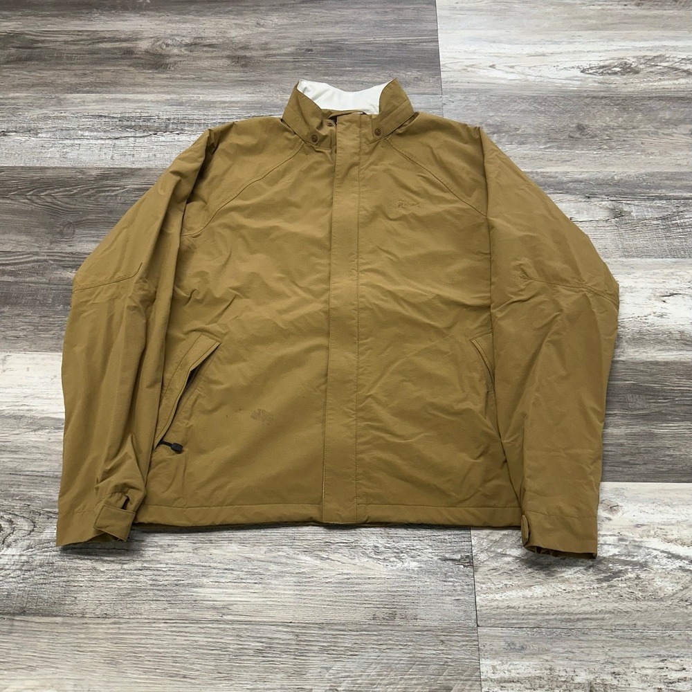 Rohan Tan Mens XL Full Zip Snap Mock Neck Outdoors Gorpcore Dry Delta‎ Jacket